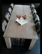 Landelijke eettafel 260Lx100Bx79H cm., Huis en Inrichting, Complete inboedels, Ophalen