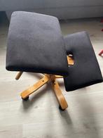 Stokke (Varier wing) knie stoel / kruk - design bureaustoel, Ophalen, Gebruikt, Zwart, Design