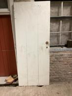 Antieke toilet deur uit een oude boerderij.  76-172 cm, Antiek en Kunst, Curiosa en Brocante, Ophalen of Verzenden