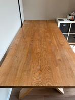 Eikenhouten Eettafel Jos Hak Interieur, Ophalen, Gebruikt, 100 tot 150 cm, Eikenhout
