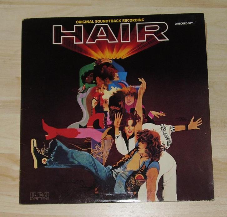 LP - Hair Original Soundtrack (2LP), Cd's en Dvd's, Vinyl | Pop, Gebruikt, 1960 tot 1980, 12 inch, Ophalen of Verzenden