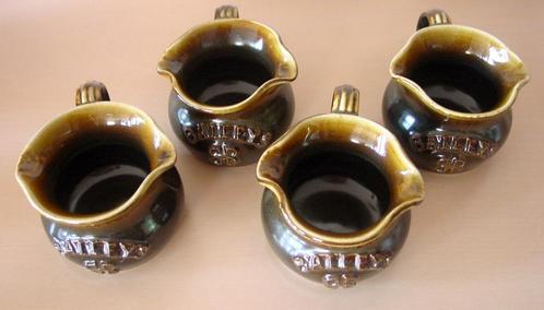 4 vintage keramieken Baileys schenkkannen, Antiek en Kunst, Antiek | Servies compleet, Ophalen of Verzenden