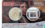Jan steen 2022 coincard met zilveren penning. Zeldzaam, Postzegels en Munten, Munten | Europa | Euromunten, Ophalen of Verzenden