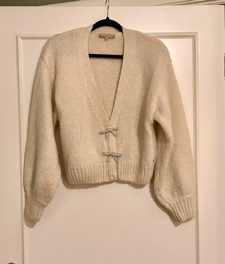 Creme, Cocoon White JoshV, Josh V vest in maat S, Kleding | Dames, Truien en Vesten, Zo goed als nieuw, Maat 36 (S), Beige, Ophalen of Verzenden