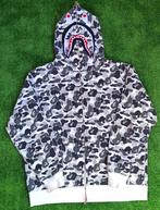 2008 Kyoto city color camo shark full zip hoodie BAPE japan, Kleding | Heren, Truien en Vesten, Wit, Overige maten, Ophalen of Verzenden