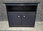 Zwarte MDF TV-kast, Ophalen, Overige materialen, Gebruikt, 50 tot 100 cm