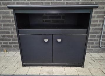 Zwarte MDF TV-kast beschikbaar voor biedingen