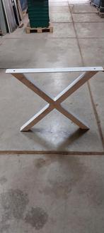 witte tafelpoten staal x, Huis en Inrichting, Tafelonderdelen, Ophalen, Tafelpoot, Minder dan 50 cm, 50 tot 100 cm