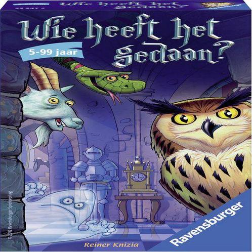Wie heeft het gedaan?, Hobby en Vrije tijd, Gezelschapsspellen | Kaartspellen, Nieuw, Drie of vier spelers, Ophalen of Verzenden