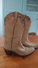 Tony Mora handgemaakte cowboy laarzen, maat 40., Kleding | Dames, Schoenen, Hoge laarzen, Bruin, Ophalen of Verzenden, Gedragen