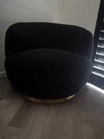 Richmond Draaifauteuil Teddy Black Furry, Huis en Inrichting, Fauteuils, Ophalen, 75 tot 100 cm, Zo goed als nieuw, 75 tot 100 cm