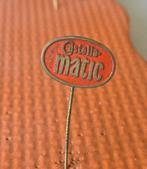 Speldje Castella Matic [oranje], Verzamelen, Ophalen of Verzenden, Gebruikt, Merk, Speldje of Pin