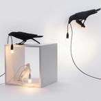 Seletti Bird Looking Left wandlamp Zwart, Nieuw, Eclectisch, Design, Modern, Seletti, Ophalen of Verzenden, Glas