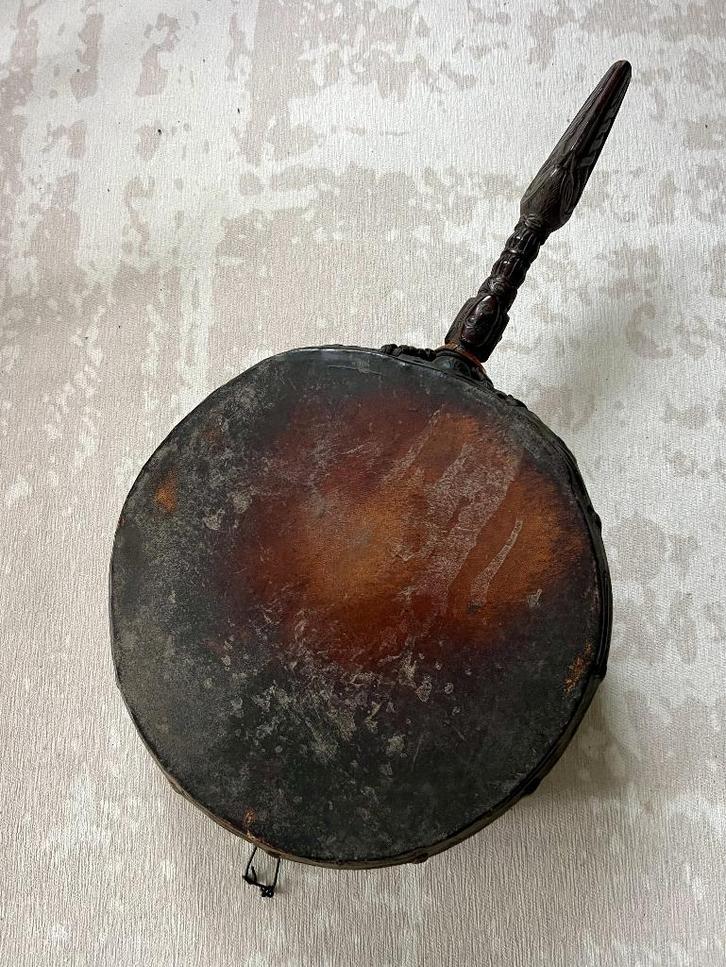 Tamang Sjamanen trommel Nepal - Antiek, Antiek en Kunst, Antiek | Gereedschap en Instrumenten, Ophalen of Verzenden