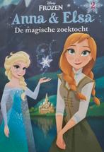 Boek Disney Frozen - Anna En Elsa: De Magische Zoektocht, Meisje, Walt Disney, Ophalen of Verzenden, Zo goed als nieuw