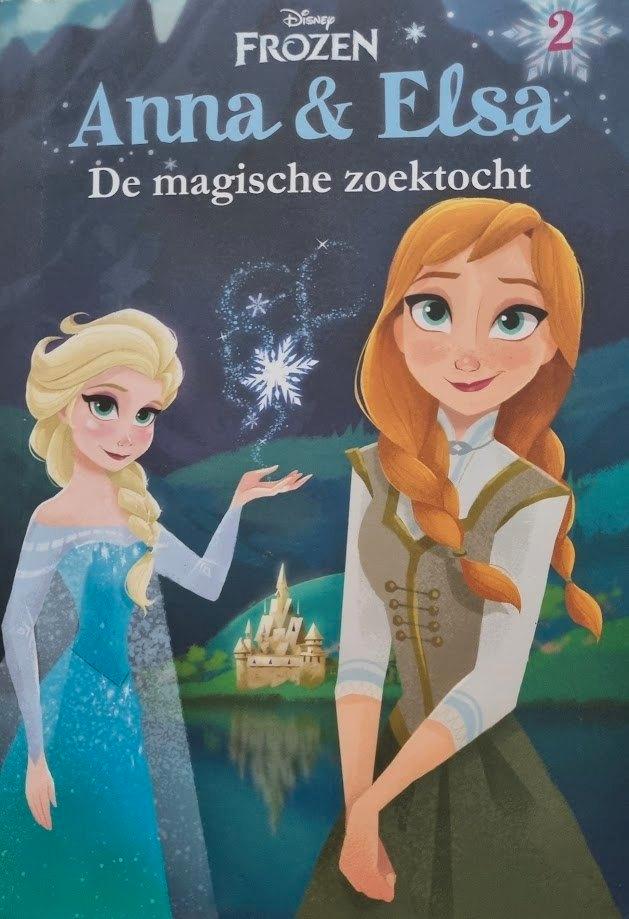 Boek Disney Frozen - Anna En Elsa: De Magische Zoektocht, Boeken, Kinderboeken | Kleuters, Zo goed als nieuw, Sprookjes, Meisje