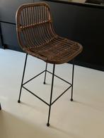 Rotan barkruk, 2 krukken, Ophalen, Zo goed als nieuw, 60 tot 90 cm