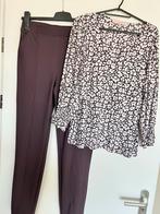 Studio anneloes set M kate broek & flower shirt blackberry, Bruin, Ophalen of Verzenden, Zo goed als nieuw