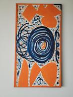 Abstract olieverfschilderij Cath Weegels, Ophalen