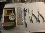 Pedicure /podotherapeut instrumenten in afsluitbare koffer., Ophalen, Nieuw