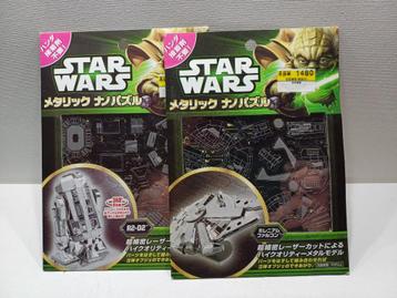 Star Wars R2-D2 en Millennium Falcon Metal Mini Bouwsetjes beschikbaar voor biedingen