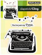 Nieuw set slapstick cling stempels Just My Type Penny Black, Ophalen of Verzenden, Nieuw, Man of Vrouw, Overige typen