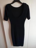 36 prachtige jurk zwart blauw glitter mooi weefpatroon kerst, Overige typen, Ophalen of Verzenden, Zo goed als nieuw, Maat 36 (S)