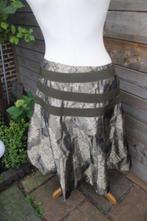 Rok kaki/ goud Erny van Reijmersdal mt 40 Vaste prijs AANBIE, Kleding | Dames, Rokken, Maat 38/40 (M), Ophalen of Verzenden, Zo goed als nieuw