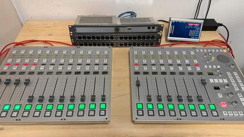 DHD 52RX 20 kanaals tafel, XC core, Dante, diverse IO, TFT, Audio, Tv en Foto, Professionele Audio-, Tv- en Video-apparatuur, Gebruikt