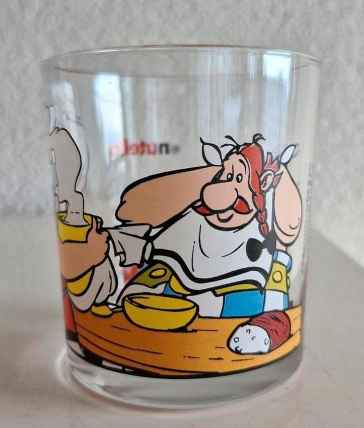 Glas Asterix en Obelix, Verzamelen, Stripfiguren, Zo goed als nieuw, Gebruiksvoorwerp, Asterix en Obelix, Ophalen of Verzenden