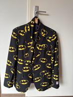 Carnaval Opposuits Batman, mt S/46 broek, colbert, stropdas, Ophalen of Verzenden, Zo goed als nieuw, Maat 46 (S) of kleiner, Zwart