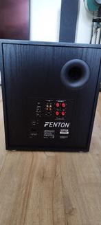 Fenton subwoofer 12 inch en 2x surround speaker, Audio, Tv en Foto, Overige merken, Subwoofer, Zo goed als nieuw, 120 watt of meer