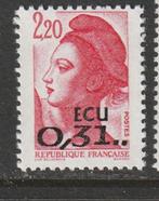 Verenigd Europa 1988 - Frankrijk - opdruk € 0,31, Ophalen of Verzenden, Postfris, Overige thema's