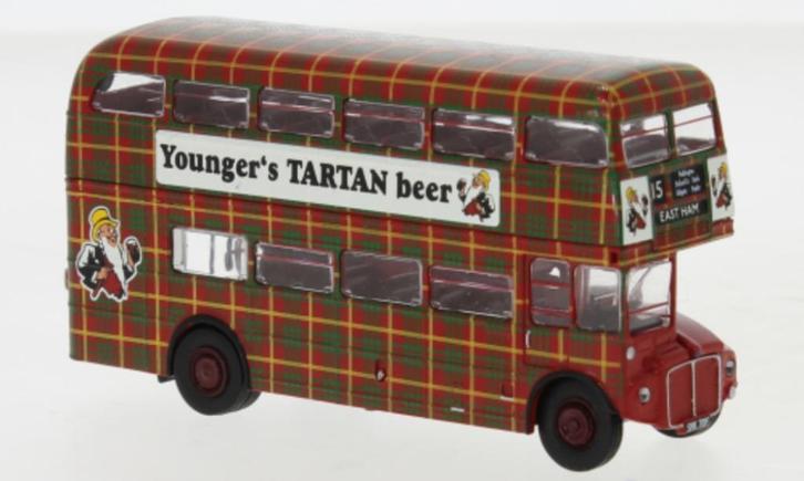 Brekina 61107 AEC Routemaster Tartan Beer, Hobby en Vrije tijd, Modelauto's | 1:87, Nieuw, Bus of Vrachtwagen, Brekina, Ophalen of Verzenden
