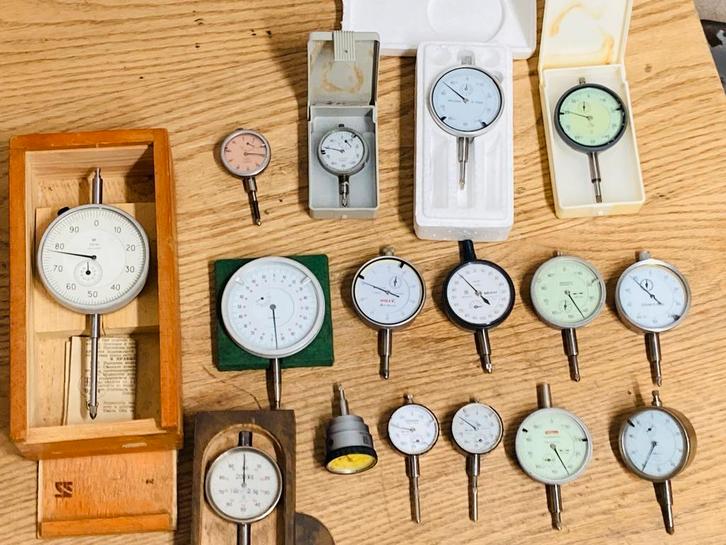 Meetklokken voor bij de draaibank freesbank, Doe-het-zelf en Verbouw, Gereedschap | Machine-onderdelen en Toebehoren, Gebruikt