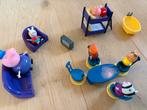 Peppa Pig Poppetjes met Meubels, Ophalen of Verzenden, Gebruikt, Jongen of Meisje