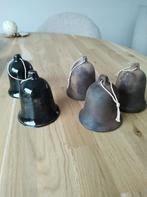 Kerst klokjes handgemaakt zwart en bruin, Ophalen of Verzenden, Zo goed als nieuw
