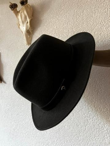 Panizza hoed zwart, maat 55 (unisex) waterdicht. beschikbaar voor biedingen