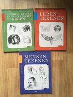 Boek 3 stuks Walter Foster leren tekenen & mensen tekenen &, Verzenden, Zo goed als nieuw, Tekenen en Schilderen