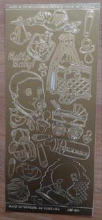 Stickervel - Baby (goud), Hobby en Vrije tijd, Ophalen of Verzenden, Nieuw, Meerdere stickers