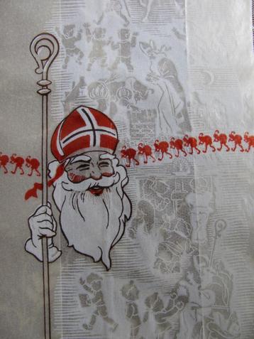 Oude Speculaaszak / Verpakking - Sinterklaas - 26.5 cm beschikbaar voor biedingen
