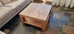 Teakhouten salontafel 80x80 cm, Ophalen, Gebruikt, 50 tot 100 cm, Vierkant