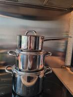 IKEA Pannenset - RVS - Kookplezier!, Pannenset, Ophalen of Verzenden, Zo goed als nieuw, Rvs