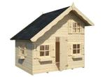 Speelhuis buiten I 16mm dikke wanden I Leeuw I op voorrraad, Welles Hout BV, Verzenden, Mail@wellestuinhout.nl, Nieuw