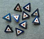10x   emaille speldjes     VEILIG VERKEER NEDERLAND, Verzamelen, Speldjes, Pins en Buttons, Ophalen of Verzenden, Gebruikt, Transport