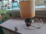 Vintage jaren 70 tafellamp, Hout, Gebruikt, Vintage, Ophalen of Verzenden