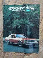 Chevrolet chevy nova brochure 1977, Chevrolet, Ophalen of Verzenden, Zo goed als nieuw, Chevrolet