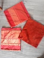 Kussenhoesjes rood 3 stuks, Ophalen of Verzenden, Gebruikt, Rood, Vierkant