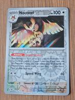 Pokémon kaart - Prismatic Evolutions - Noctowl 78 reverse, Hobby en Vrije tijd, Verzamelkaartspellen | Pokémon, Ophalen of Verzenden