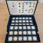 "Ons Koningshuis" compleet 36 zilveren penningen, Ophalen of Verzenden, Koningin Beatrix, Euro's, Zilver